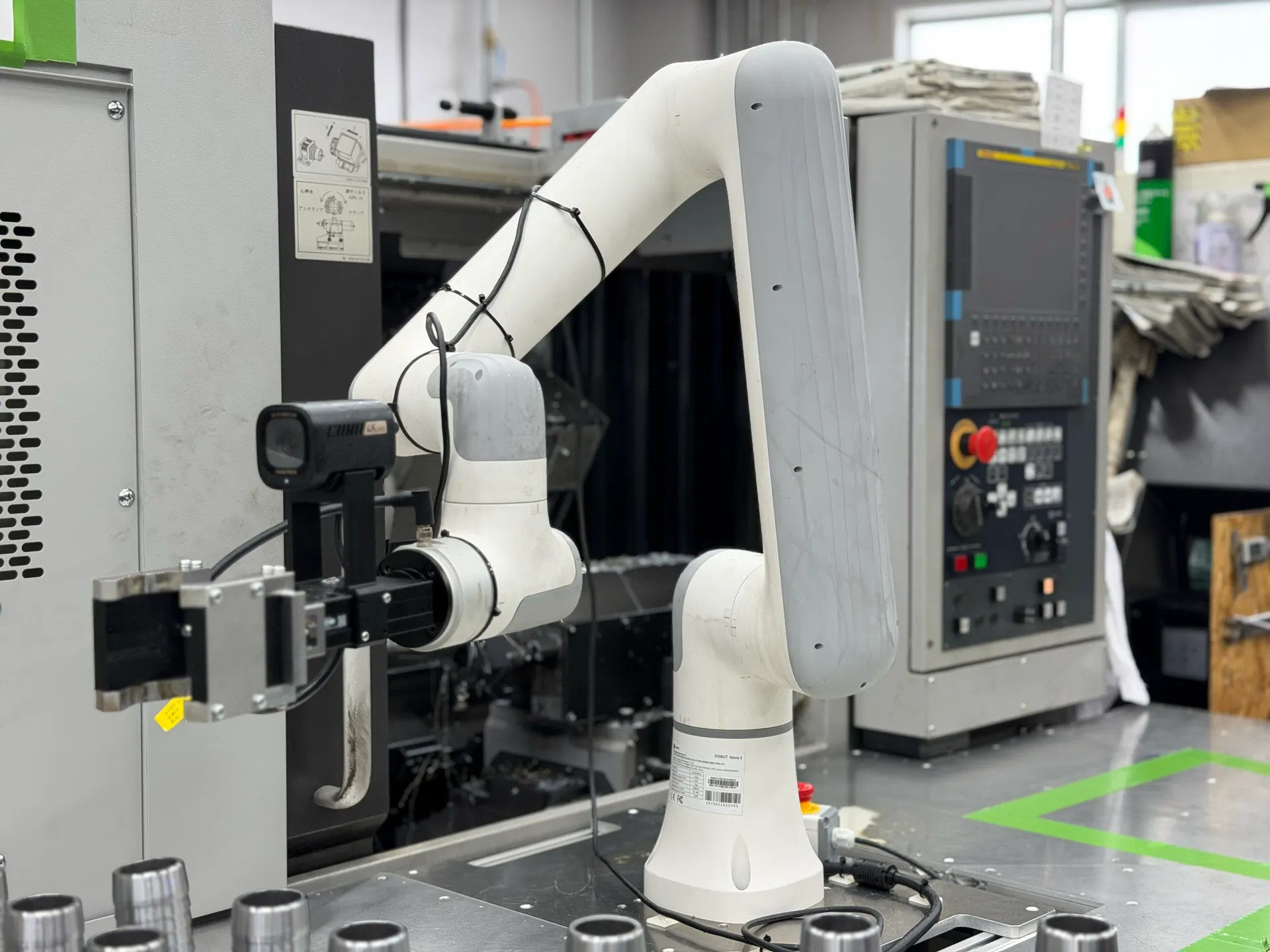 株式会社大矢製作所の工場に導入された協働ロボット